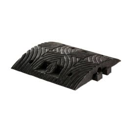 Verkeersdrempel (middenelement),50 centimeter lengte, 7 centimeter hoog, zwart
