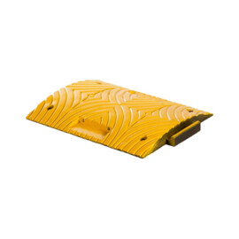 Verkeersdrempel (middenelement), 50 centimeter, 5 centimeter hoog, geel